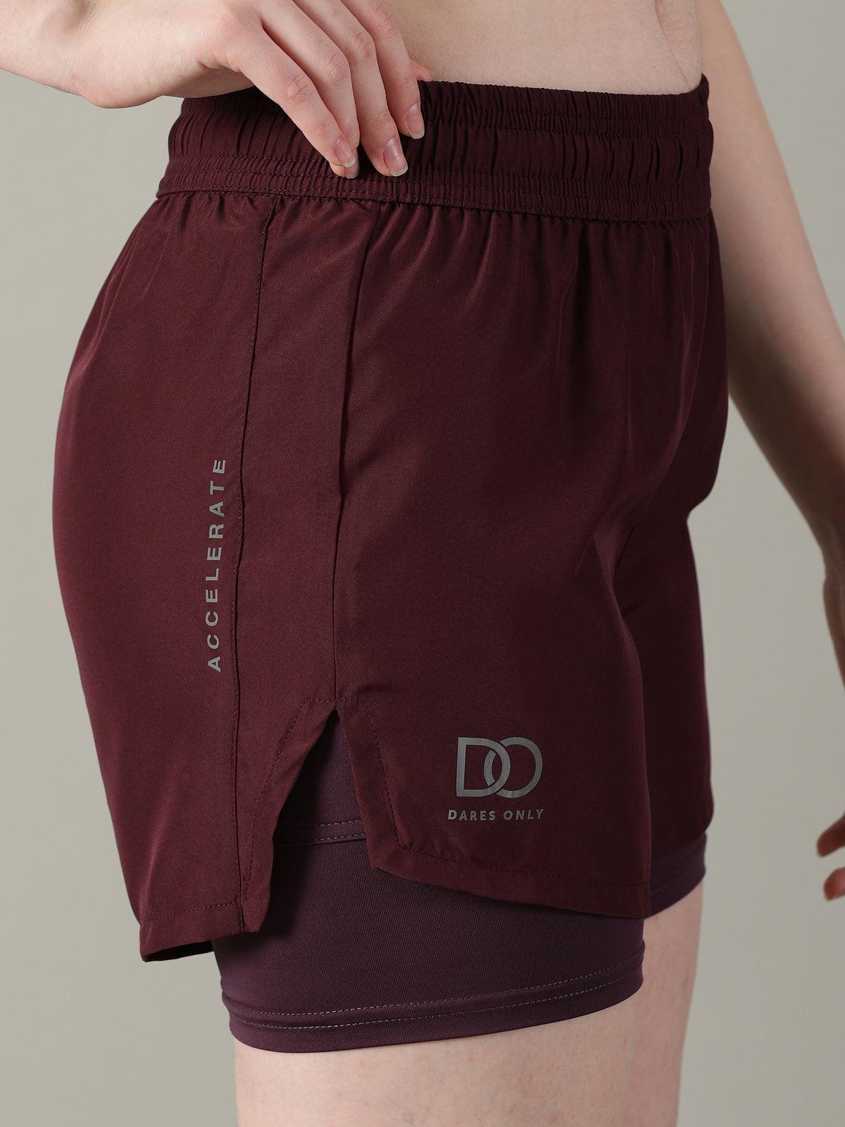 Dares Only Mulberry 2-in-1 Run Short
