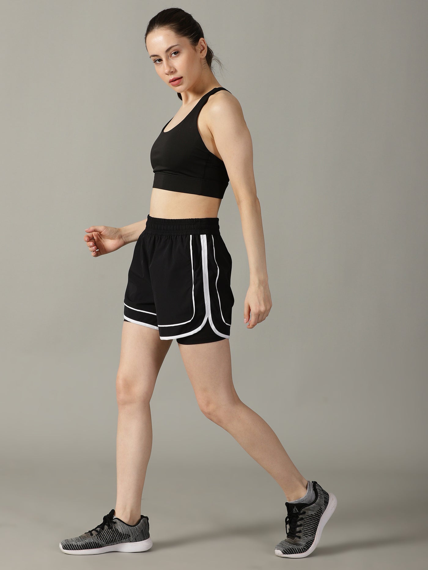 Tempo 2-in-1 run shorts - Black