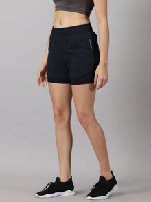 Midnight Blue 2-in-1 Run Short