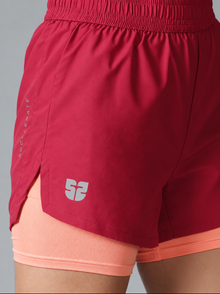 Wild Pink 2-in-1 Run Short