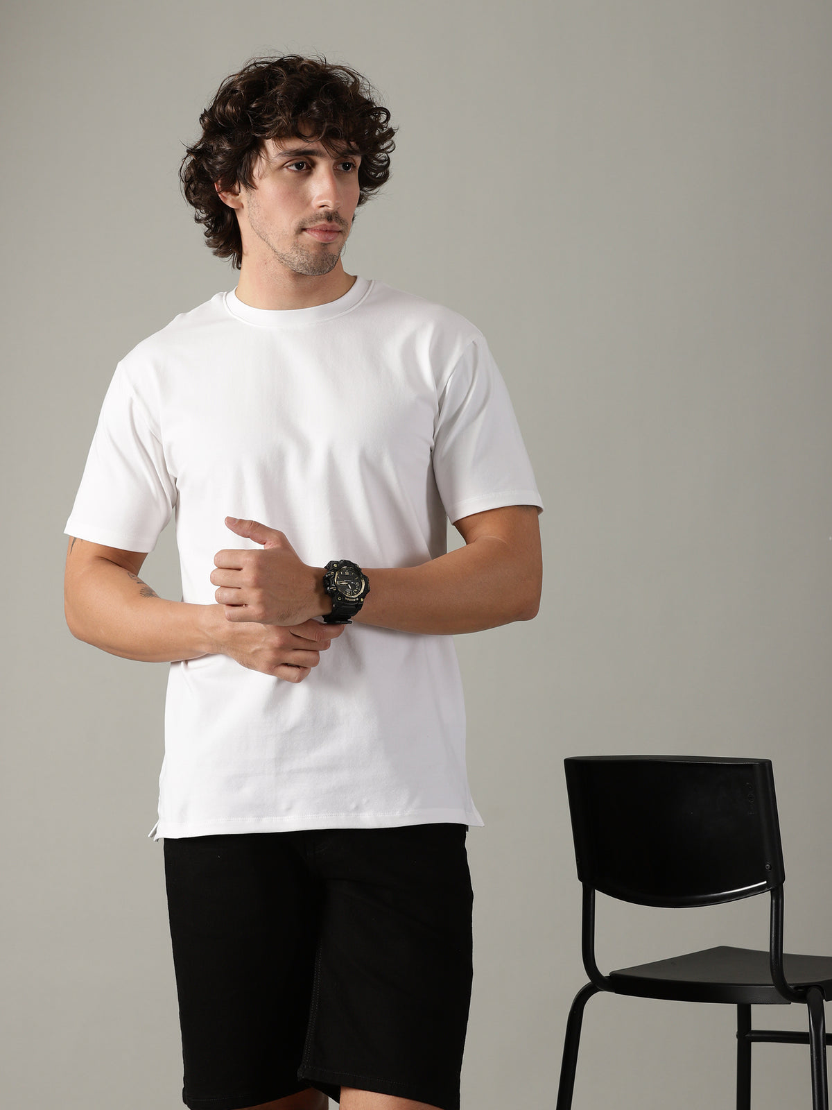 Fearless White Tee™ | Men's Anti-stain T-Shirt