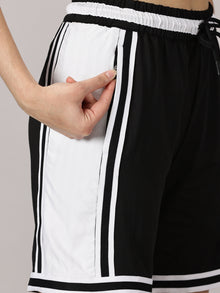 Defy Gravity Basketball shorts Black & White