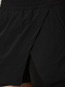 Game changer High-Rise Black Skort