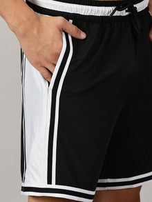 Defy Gravity Basketball shorts Black and White