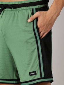 Defy Gravity Basketball shorts Avocado Green