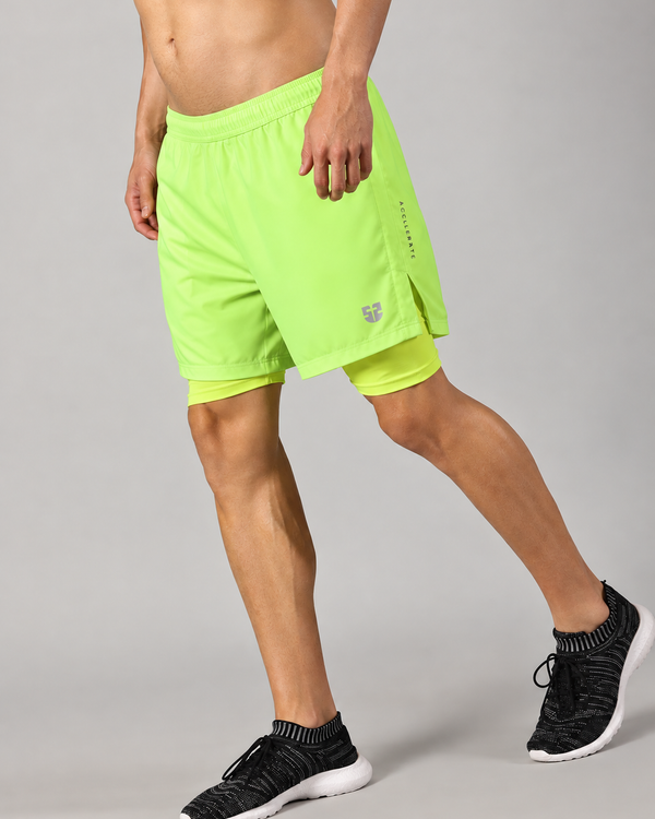 Dares Only Neon Hybrid Run Shorts