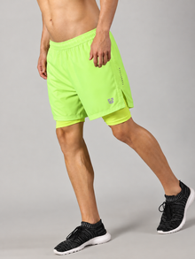Dares Only Neon Hybrid Run Shorts