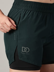 Bistro Lake 2-in-1 Run Short