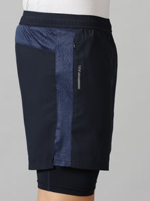 Dares Only Midnight Blue Hybrid Run Shorts