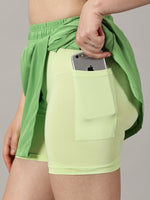 Load image into Gallery viewer, Game changer High-Rise Matcha Green Skort
