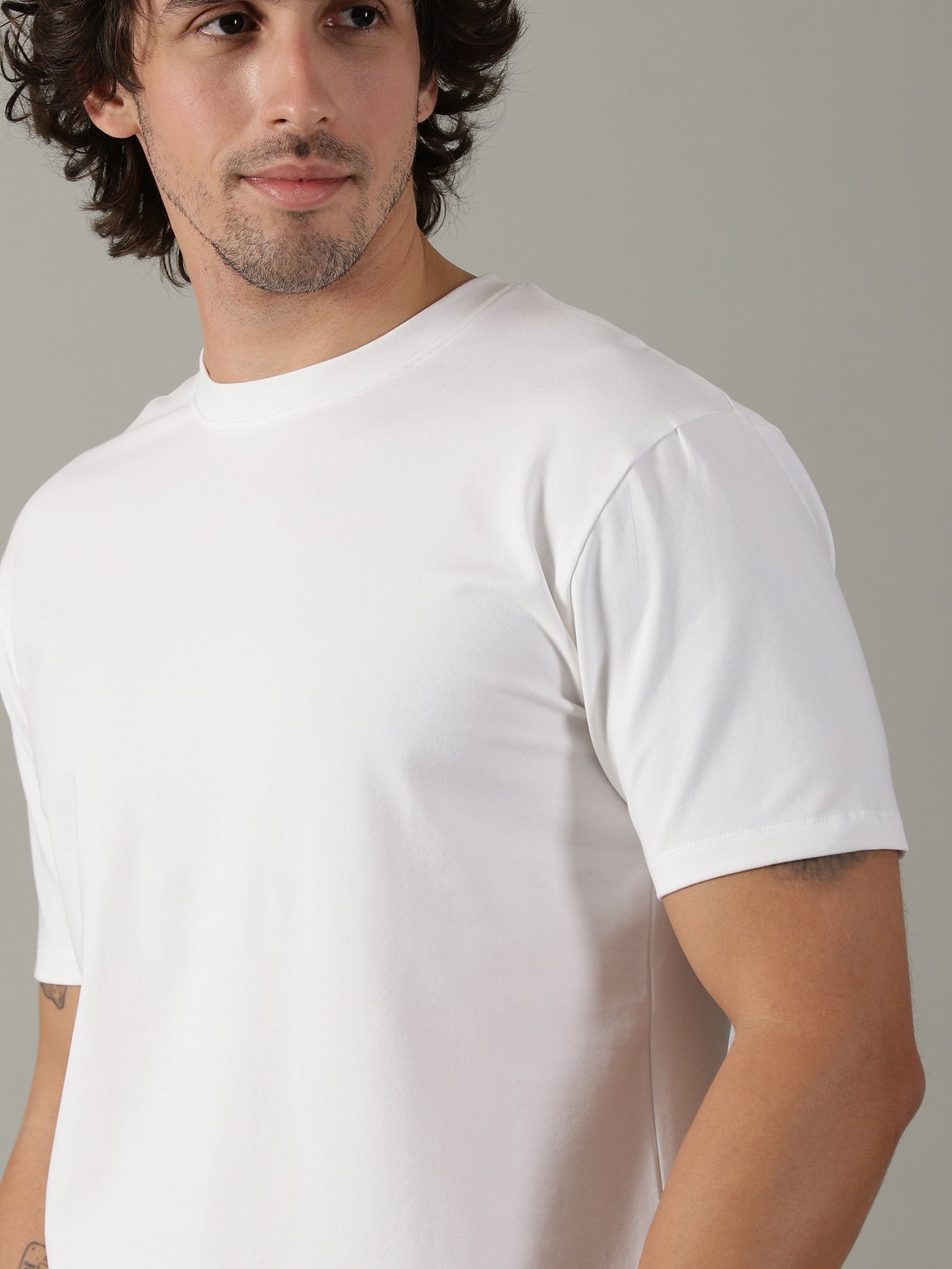 Fearless White Tee™ | Men's Anti-stain T-Shirt