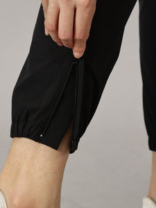 Convertible High-Rise Travel-Trek Pants - Black