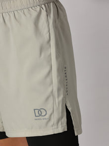 Dares Only Tech Beige Hybrid Run Shorts
