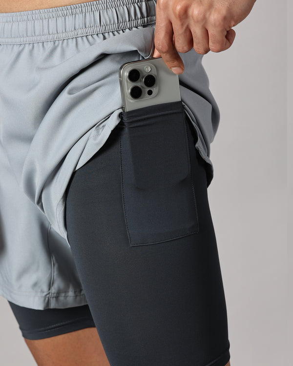 Dares Only Graphite Hybrid Run Shorts