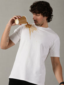 Fearless White Tee™ | Men's Anti-stain T-Shirt