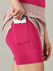 Dares Only Magenta 2-in-1 Run Short