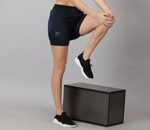 Midnight Blue 2-in-1 Run Short