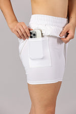 Load image into Gallery viewer, Game changer High-Rise White Skort
