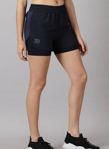 Midnight Blue 2-in-1 Run Short