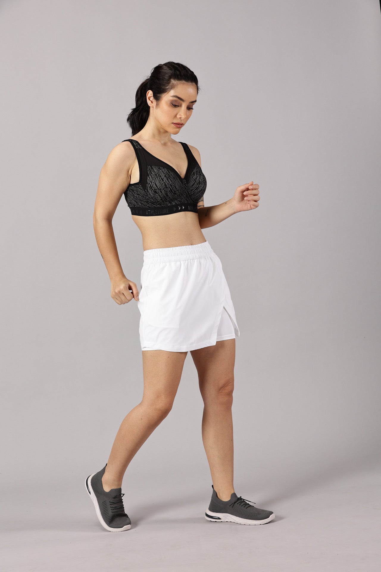 Game changer High-Rise White Skort