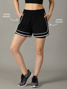 Tempo 2-in-1 run shorts - Black