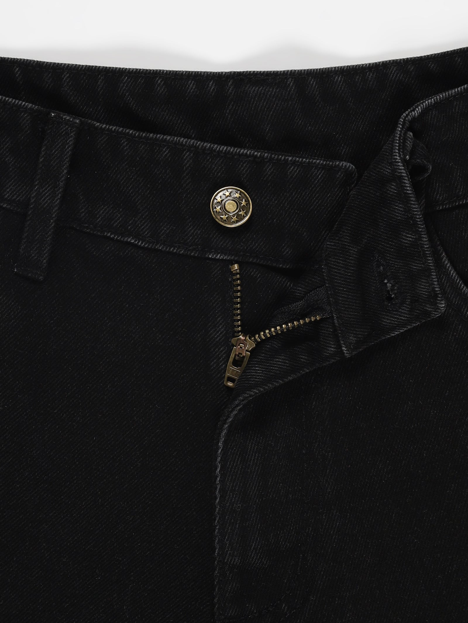 The All-Day High Waisted Denim shorts - Black