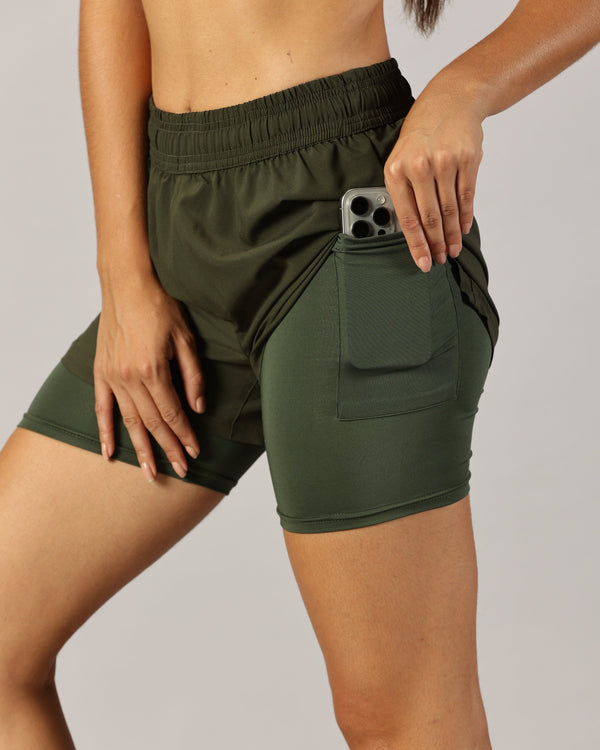 Night Cargo 2-in-1 Run Short