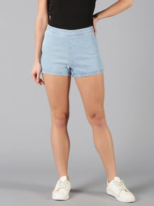 Light Blue Denim Short