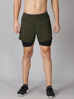 Load image into Gallery viewer, Dares Only Night Cargo Hybrid Run Shorts
