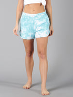 Load image into Gallery viewer, To Dye For: Blue Tie-Dye Lounge Short

