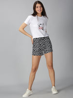 Load image into Gallery viewer, Cow-Print Top &amp; Shorts Set
