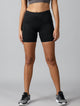 Black training shorts with side pockets