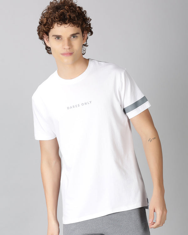Dares Only Luxe Modal Cotton White T-shirt
