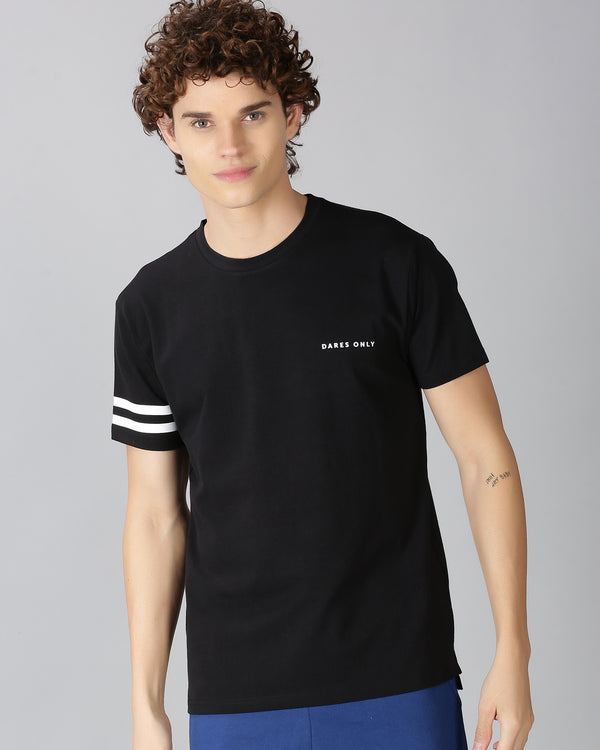 Dares Only Luxe Modal Cotton Black T-shirt