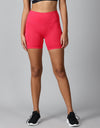 Cerise Pink training shorts with side pockets
