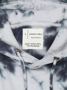 Black & Grey Tie-Dye Hoodie