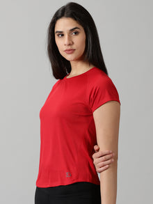 Form Fit Raglan sleeve Red training T-shirt