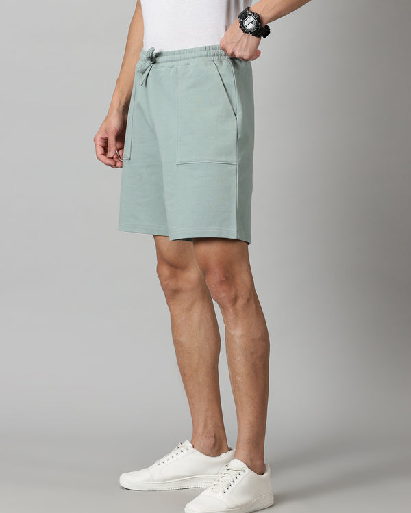 Sage Green Men’s French Terry shorts