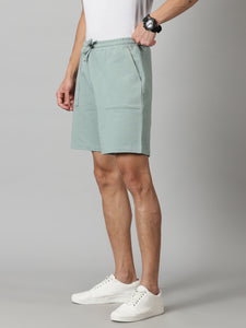 Sage Green French Terry shorts