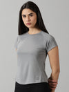 Form Fit Raglan sleeve Grey training T-shirt