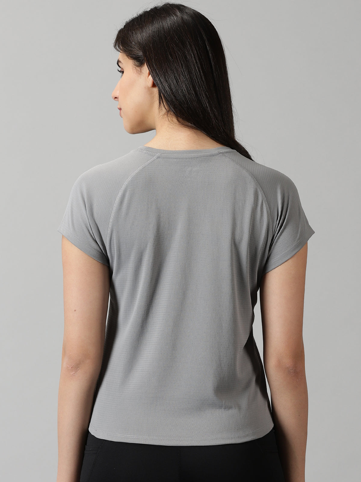 Form Fit Raglan sleeve Grey training T-shirt