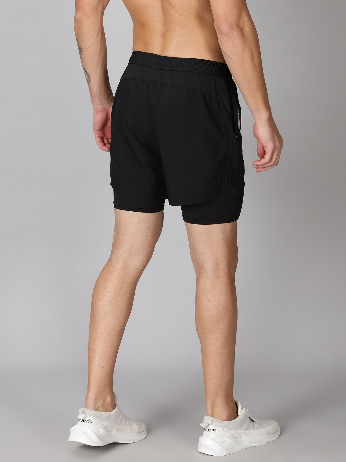 Dares Only Black Hybrid Run Shorts