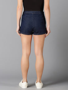 Dark Blue Denim Short