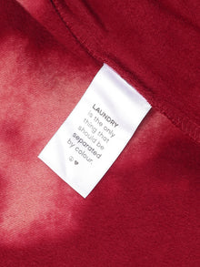 Burgundy Women's Tie-Dye Short