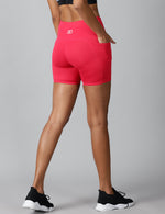 Load image into Gallery viewer, Cerise Pink training shorts with side pockets
