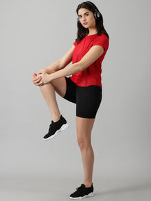 Form Fit Raglan sleeve Red training T-shirt