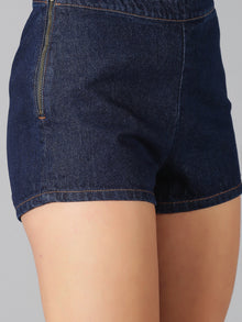 Dark Blue Denim Short