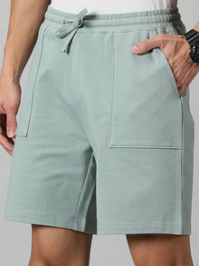 Sage Green Men’s French Terry shorts
