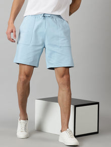 Powder Blue Men’s French Terry shorts