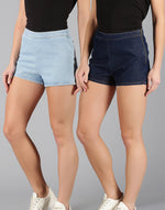 Load image into Gallery viewer, Pack of 2 Denim shorts
